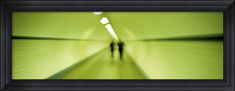 Framed Pedestrian Tunnel, Blurred Motion Print