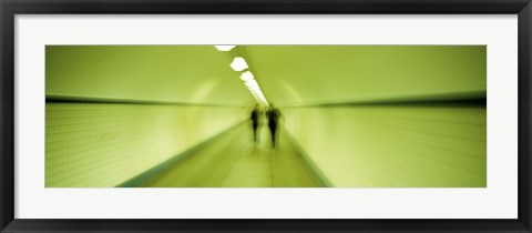 Framed Pedestrian Tunnel, Blurred Motion Print