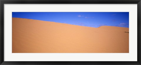 Framed Sand dunes in a desert, New South Wales, Australia Print