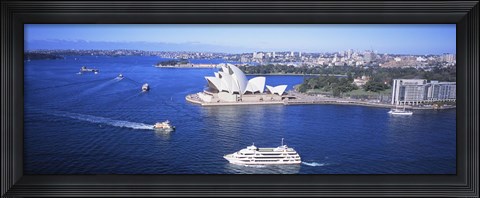 Framed Sydney Harbor, Sydney, Australia Print