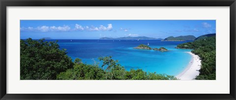 Framed Trunk Bay, St. John US Virgin Islands Print