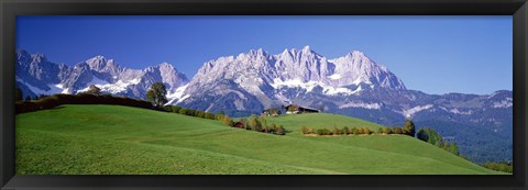 Framed Ellmau Wilder Kaiser Tyrol Austria Print