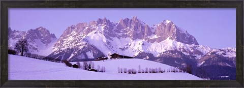 Framed Wilder Kaiser Austrian Alps Print