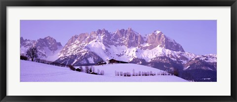 Framed Wilder Kaiser Austrian Alps Print