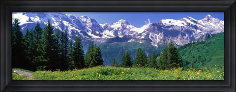 Framed Murren Switzerland Print