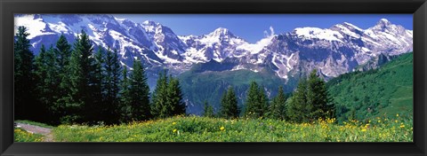 Framed Murren Switzerland Print