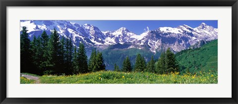 Framed Murren Switzerland Print