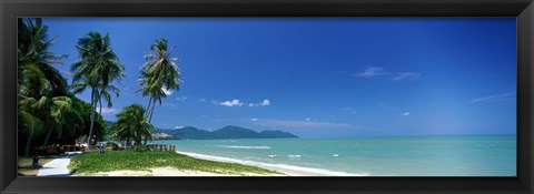 Framed Tropical Beach Penang Malaysia Print