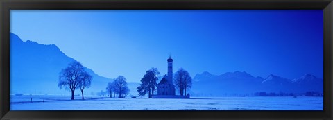 Framed St. Coloman Church Schwangau Germany Print