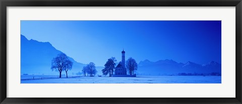 Framed St. Coloman Church Schwangau Germany Print