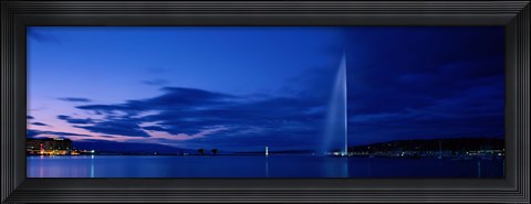 Framed Geneva Switzerland (horizontal) Print