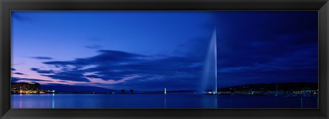 Framed Geneva Switzerland (horizontal) Print