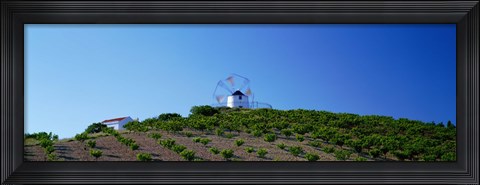 Framed Windmill Obidos Portugal Print