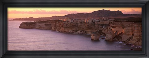 Framed Bonifacio Corsica France Print