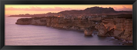 Framed Bonifacio Corsica France Print