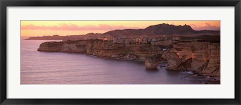 Framed Bonifacio Corsica France Print