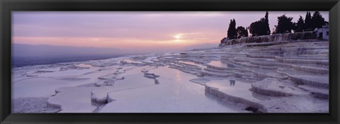 Framed Pamukkale Turkey Print