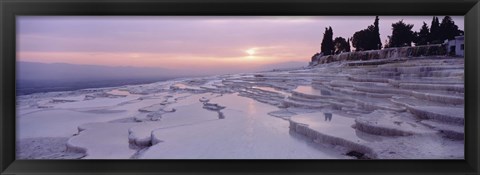 Framed Pamukkale Turkey Print