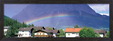 Framed Rainbow Innsbruck Tirol Austria Print