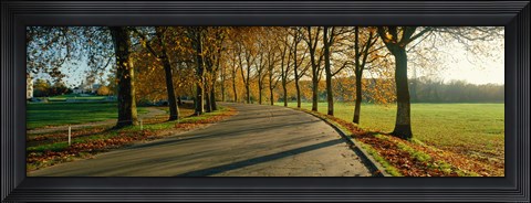 Framed Road at Chateau Chambord France Print
