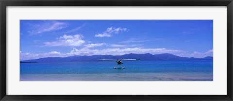 Framed Float Plane Hope Island Great Barrier Reef Australia Print