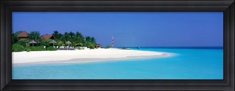 Framed Laguna Beach Maldives Print