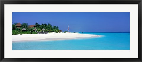 Framed Laguna Beach Maldives Print