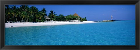 Framed Thulhagiri Island Resort Maldives Print