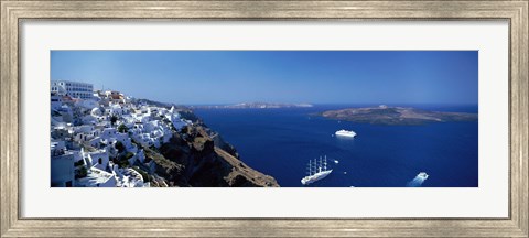 Framed Santorini Greece Print