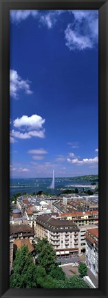 Framed Geneva Switzerland (vertical) Print