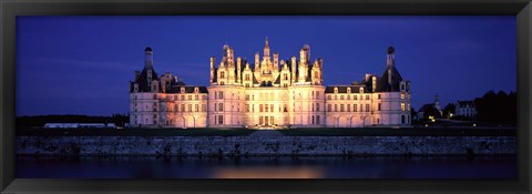 Framed Chateau de Chambord Loire France Print