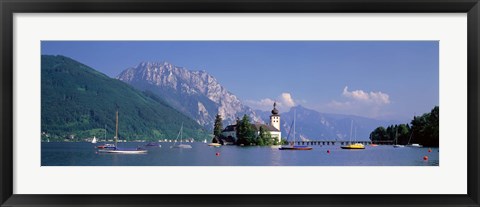 Framed Traunsee Lake Gmunden Austria Print