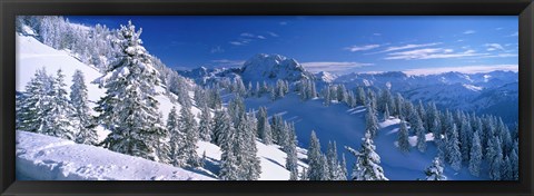 Framed Alpine Scene, Bavaria, Germany Print