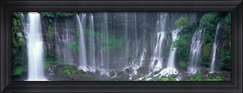 Framed Shiraito Falls, Fujinomiya, Shizuoka, Japan Print