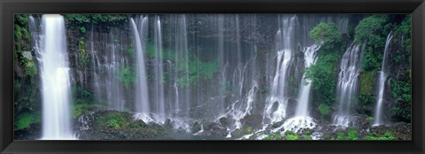 Framed Shiraito Falls, Fujinomiya, Shizuoka, Japan Print