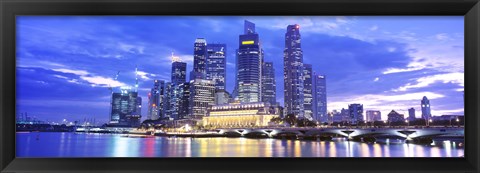 Framed Evening, Singapore Print