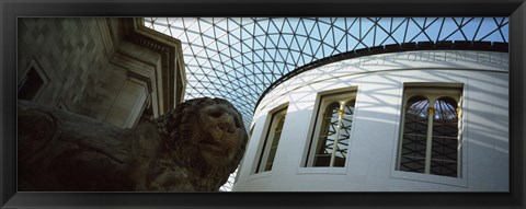 Framed British Museum Interior, London, England Print