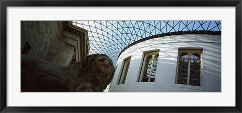 Framed British Museum Interior, London, England Print