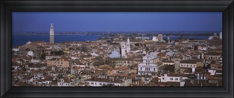 Framed Aerial view of Venice, Italy Print