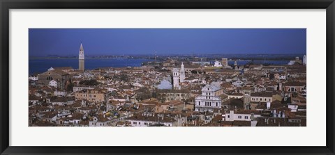 Framed Aerial view of Venice, Italy Print