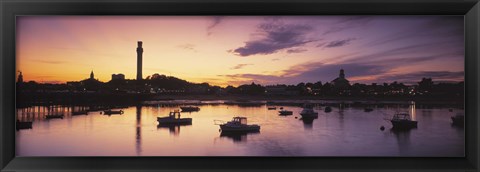 Framed Harbor Cape Cod MA Print