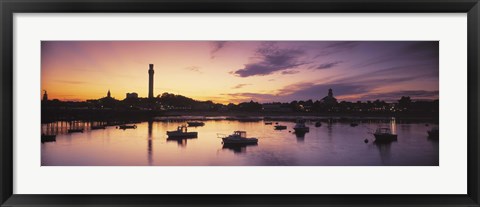 Framed Harbor Cape Cod MA Print