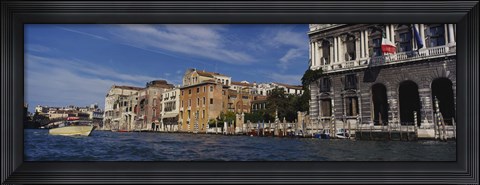 Framed Buildings on the Venice, Italy Waterfront Print