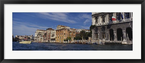 Framed Buildings on the Venice, Italy Waterfront Print