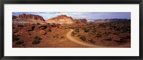 Framed Desert Road, Utah, USA Print