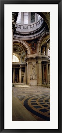 Framed Pantheon Interior Paris France Print