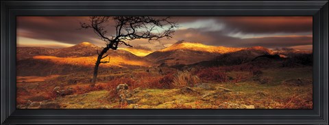 Framed Snowdonia National Park, Wales, United Kingdom Print