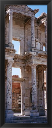 Framed Turkey, Ephesus, facade of library ruins Print