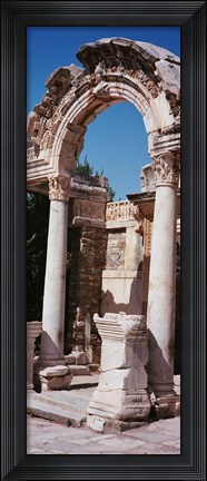 Framed Turkey, Ephesus, building facade Print