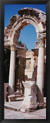 Framed Turkey, Ephesus, building facade Print